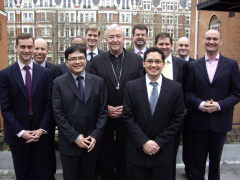 Archbishop Nichols with new seminarians