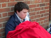 Student in homeless sleepout last year