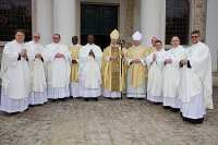 Bishops with new priests