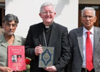 Archbishop Longley with  Dr Mohammad Naseem (left) & Abdul Rashid