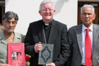 Archbishop Longley with  Dr Mohammad Naseem (left) & Abdul Rashid