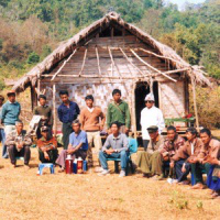 Villagers in a rural part of Burma.