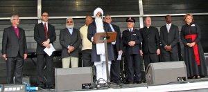 Birmingham faith leaders at rally -  image: Peter Jennings