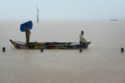 farmers float over their lost harvest