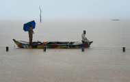 farmers float over their lost harvest