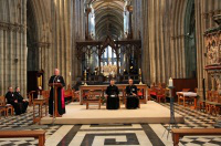 Archbishop Longley gives presentation