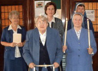 Sr Pius is seen on the right