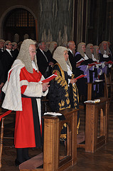 Judges in full regalia