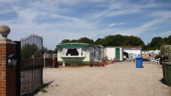 caravans at Dale Farm
