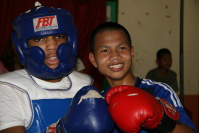 Young boxers