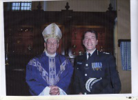 Archbishop Peter Smith with Commissioner Ian  McPherson