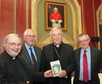 Archbishop Nichols, with Fr Kevin Eastell, Professor Jack Scarisbrick, Professor Eamon Duffy