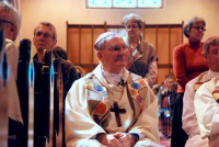 Bishop Morris at his retirement Mass