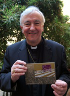  Archbishop Nichols with the first day cover