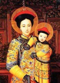 Chinese Madonna & Child Jesus