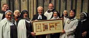 Members of Carmelite Family with their new brother.