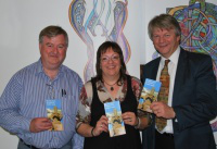 l-r: Graham Booth, Mary Fleeson Clive Price at launch. Image: Mark Fleeson