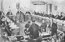 Court scene - wiki images