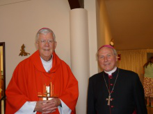 Bishop Hollis with Archbishop Fitsgerald