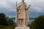 Statue of St Patrick at Lough Derg