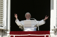 Pope at Angelus Blessing