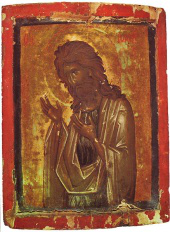 St John the Baptist icon 13th c St Catharine's Monastery, Sinai