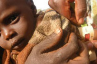 Refugee baby in Kenya - image CAFOD