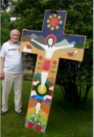 Hugh Gibbons with Romero Cross