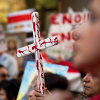 The priest also told ACN: 'I look up at the Cross and I find comfort and understand that the burden He took up and carried was far greater than ours.'