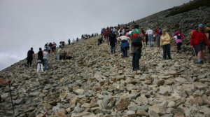 Pilgrims on Croagh Patrick 