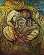 Dalit Madonna by Jyoti Sahi