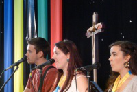 Music group at Joshua Camp