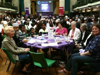 l-r: Sr Maria Fay, Mohamed Razaul Karim, with Saydul, Shamsul and Nural, Sr Helena McGilly, Sr Bridie Healy, Sr Brigid Collins and Judy Masters  