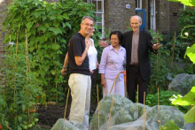 New garden at St Patrick's, Wapping