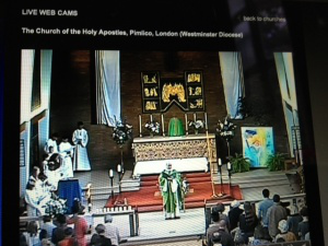 10.30 Mass yesterday - live webcam