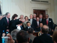 Obama signs healthcare bill