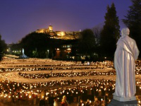 Lourdes torchlight procession