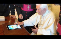 Pope sends first Tweet