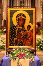  Icon of Our Lady of Czestochowa, in St Chad’s Cathedral, Birmingham. Image: Peter Jennings