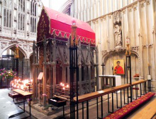 Shrine at St Alban's Cathedral