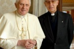 Pope Benedict with Fr Nicolás