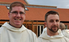 Deacon Ged Walsh with one of his Carmelite confreres Dave Twohig