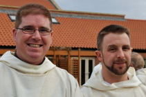 Deacon Ged Walsh with one of his Carmelite confreres Dave Twohig