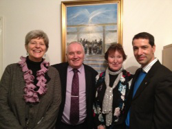 l-r: Kristina Cooper, Tim Stevens, Maureen Evans, Gabriele Sedda