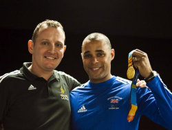 James Park with gold medalist Jason Gardner