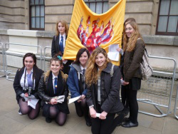 members of Trinity School Pax Christi group