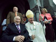 Bishop Leahy with his father