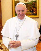 Pope Francis - Wiki image Agenzia Brasil