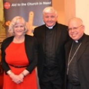 Ann Widdecombe with Bishop Hendricks & Fr Scanlon