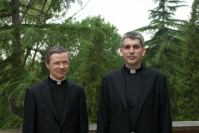 Fr Soane and Fr Damian-Grint